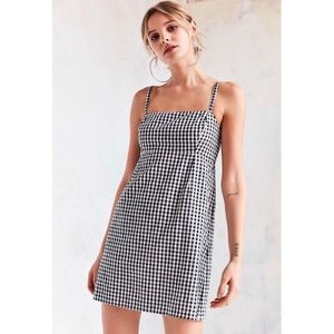 Gingham print urban outfitters dress